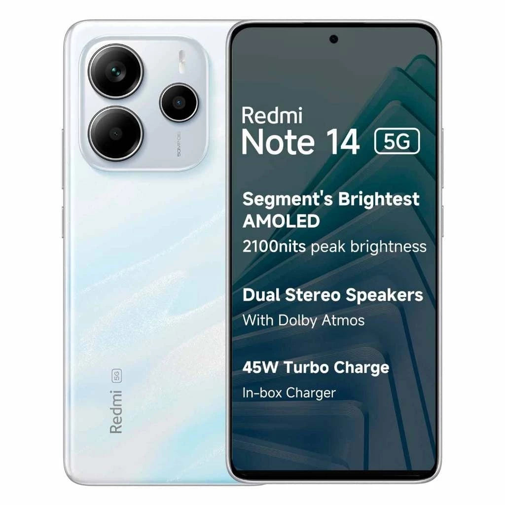 Smartphone Xiaomi Redmi Note 14 5G 256GB 12GB RAM Lançamento 2025 Dual SIM Tela 6.67"